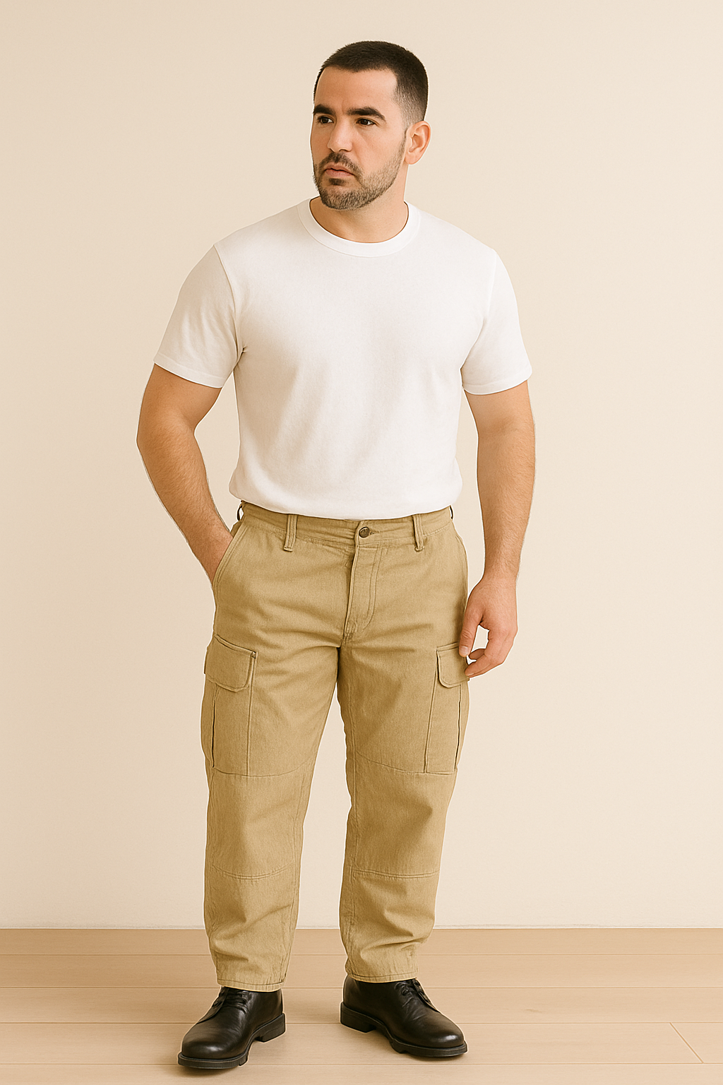 Liam Herren Cargo Hose – Robuste Baumwolle mit Taschen