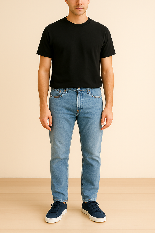 Ethan Herren Sneaker – Zeitloser Weißer Schuh aus Glattleder mit Komfort-Sohle