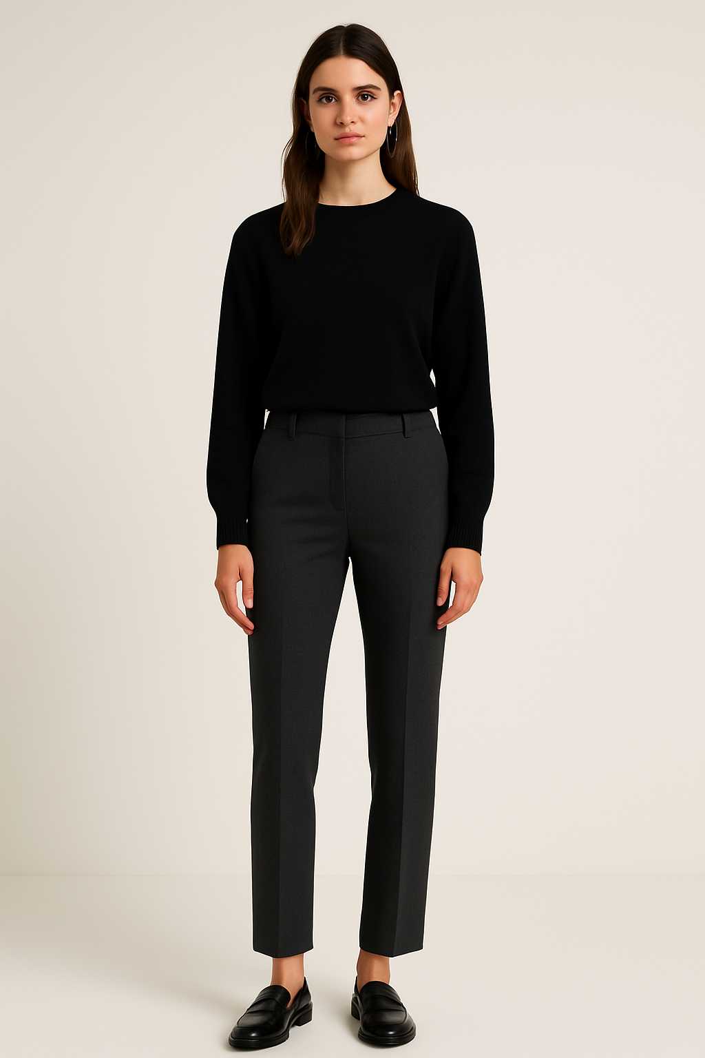 Mira Damen Hose – Slim-Fit High-Waist
