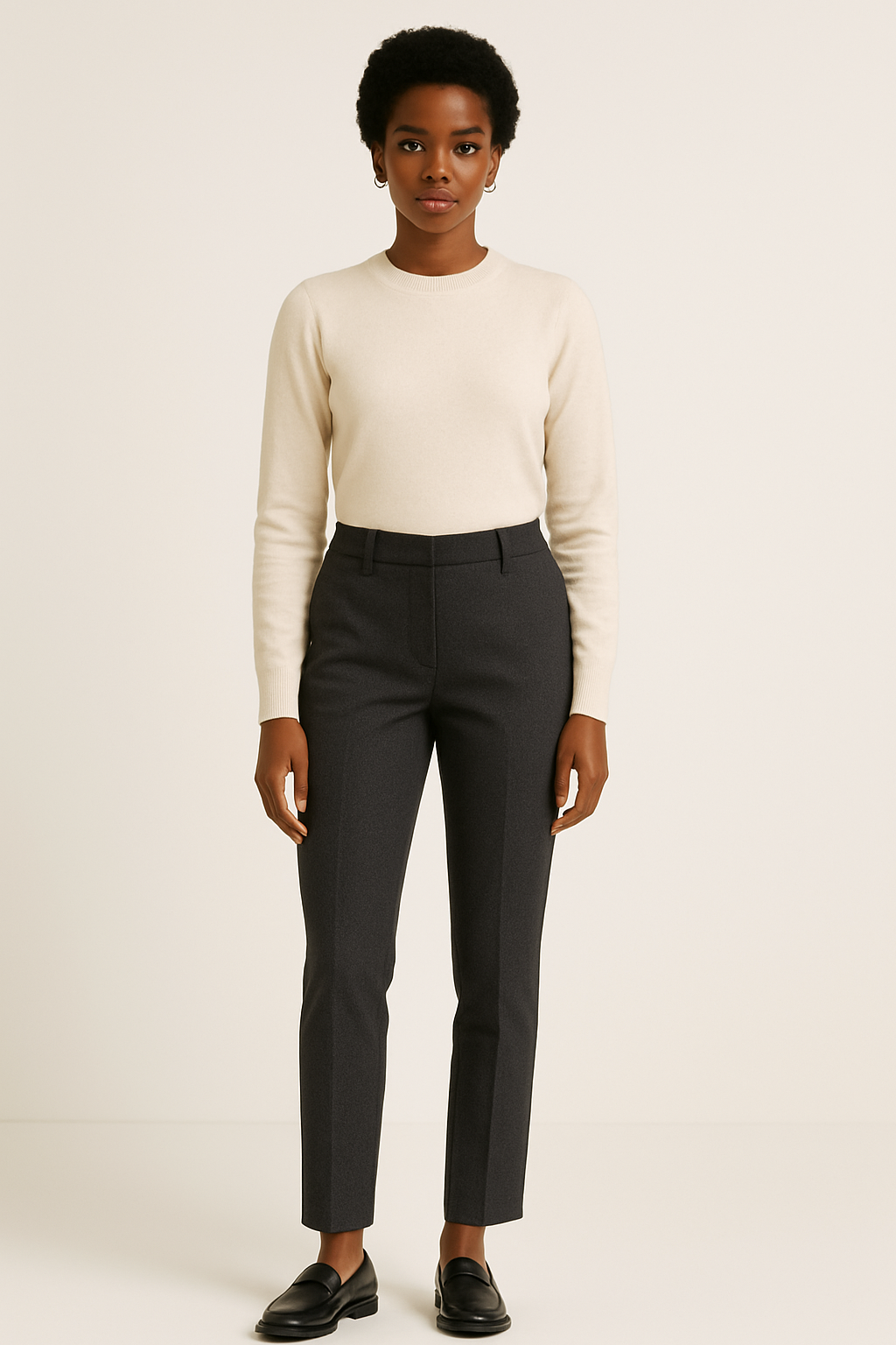 Mira Damen Hose – Slim-Fit High-Waist