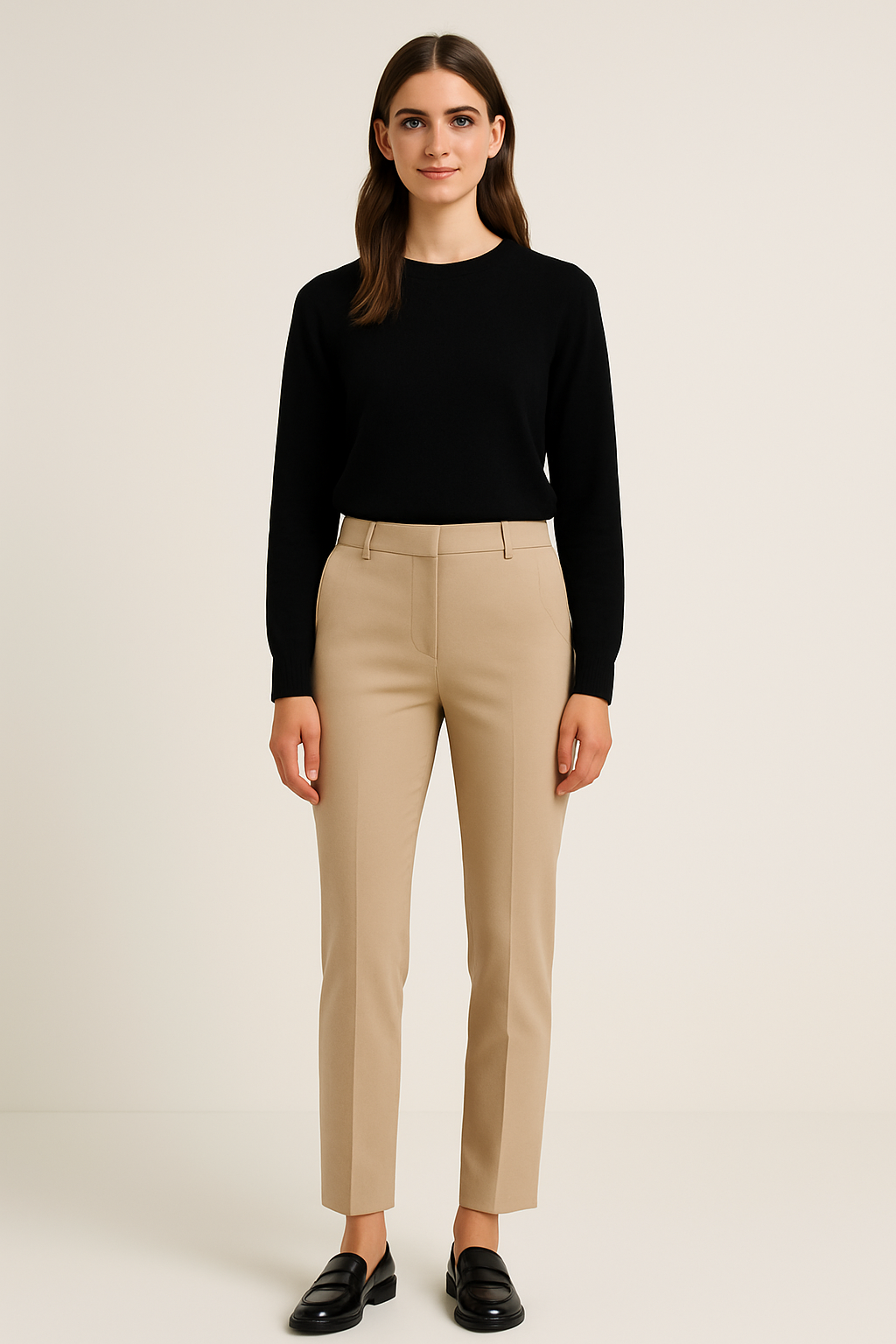 Mira Damen Hose – Slim-Fit High-Waist