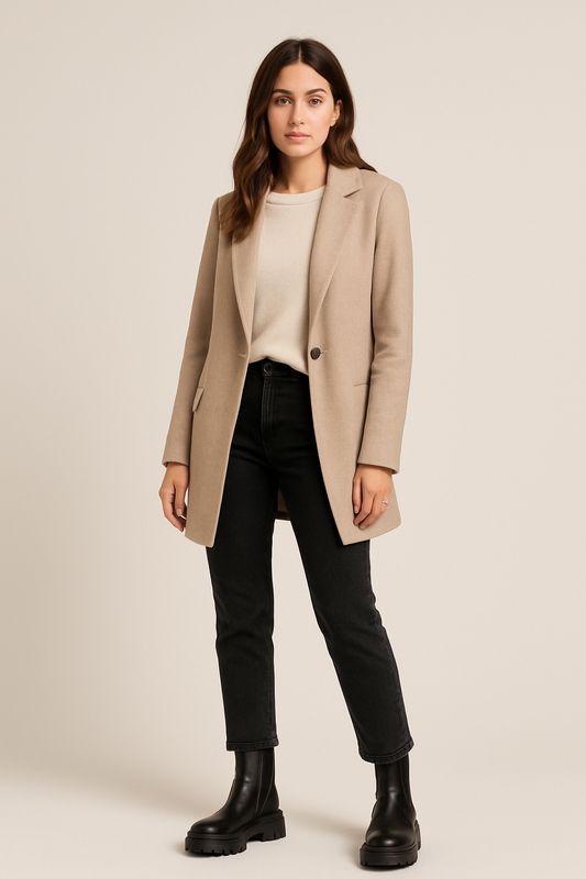 Lea Damen Chelsea Boots – Chunky Design mit Elastischem Schaft