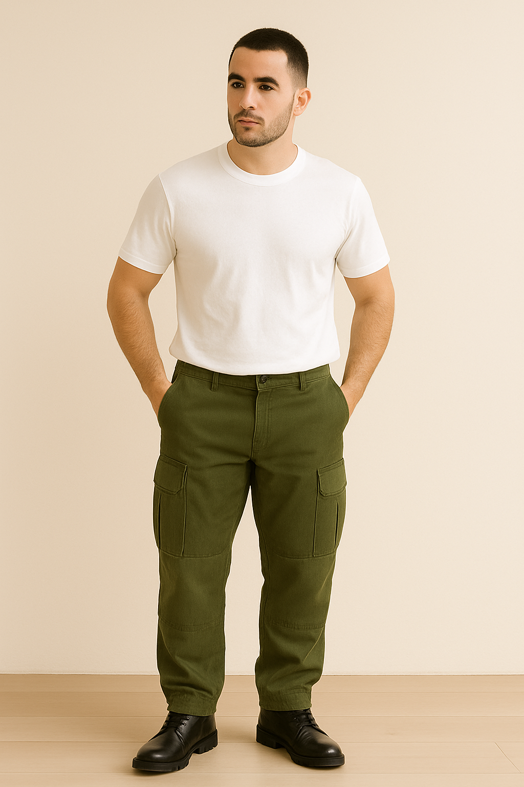 Liam Herren Cargo Hose – Robuste Baumwolle mit Taschen