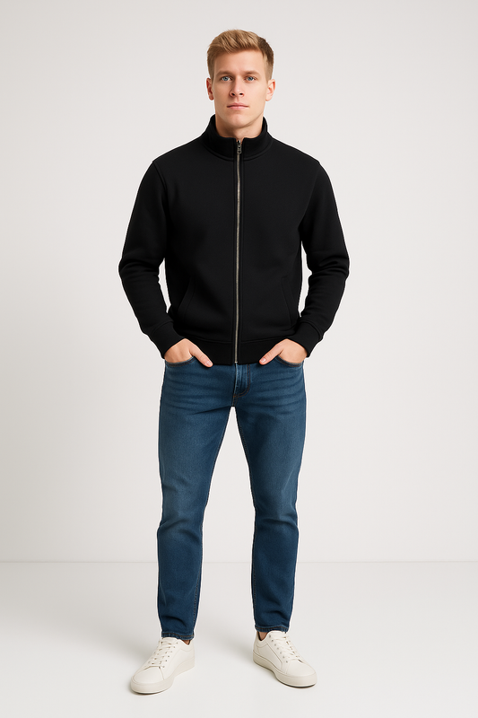 Noah Herren Sweatshirt – Basic Design mit Reissverschluss